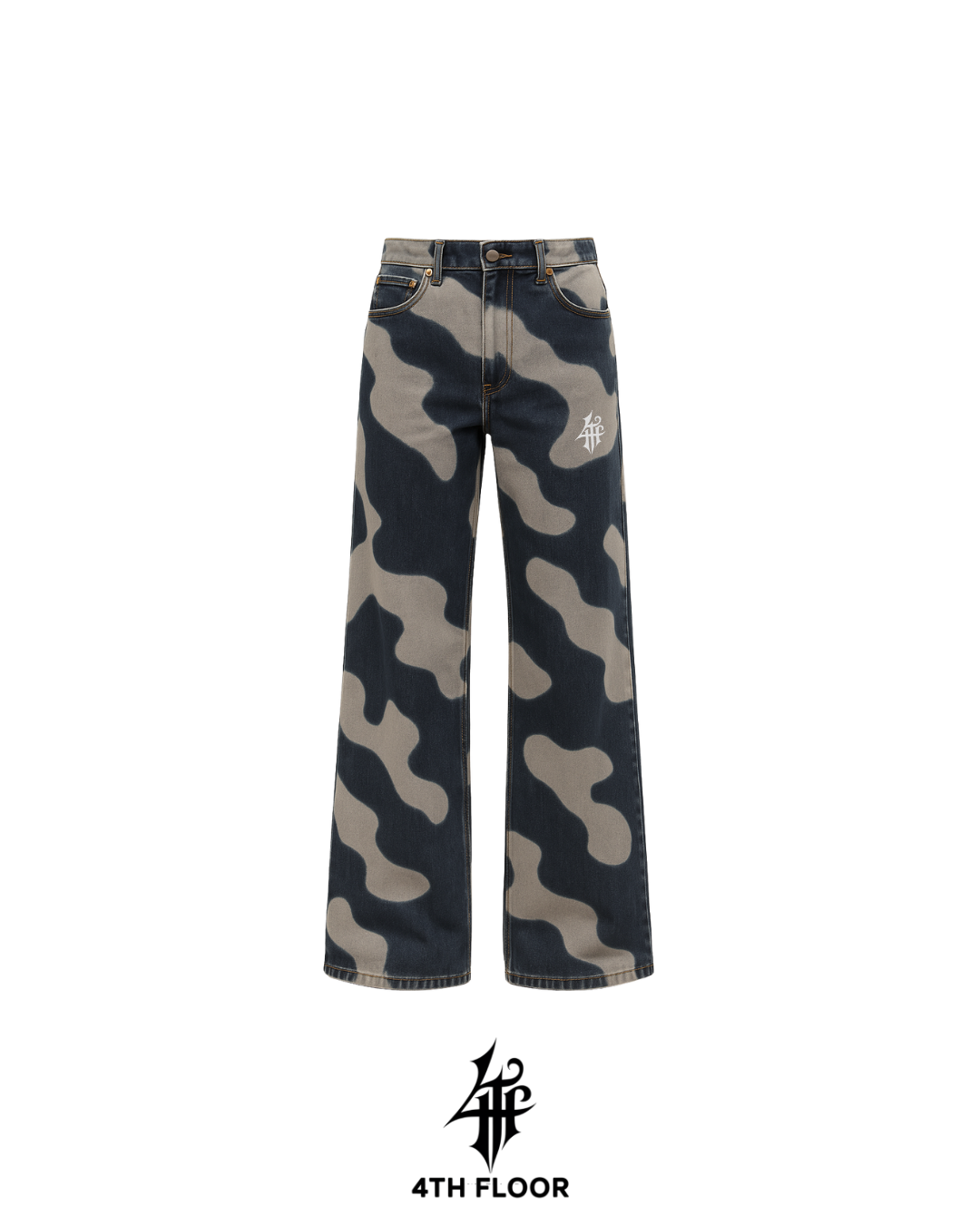 Cold Flame "Night Ice" Denim Pants