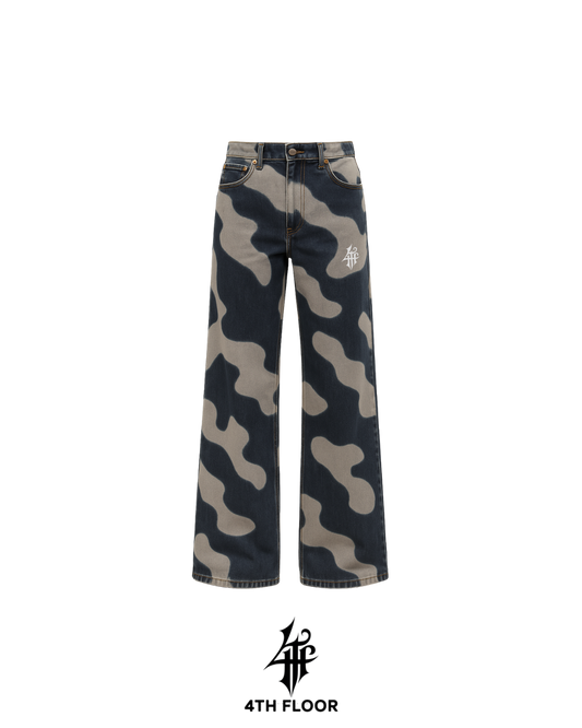 Cold Flame "Night Ice" Denim Pants